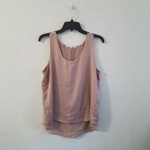 VIOLET + CLAIRE | Open Sheer Back Blush Bl…